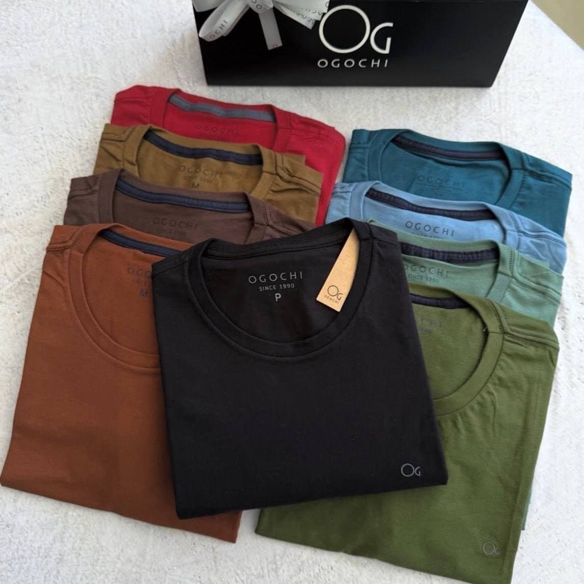 Camiseta Ogochi Básica Algodão Original