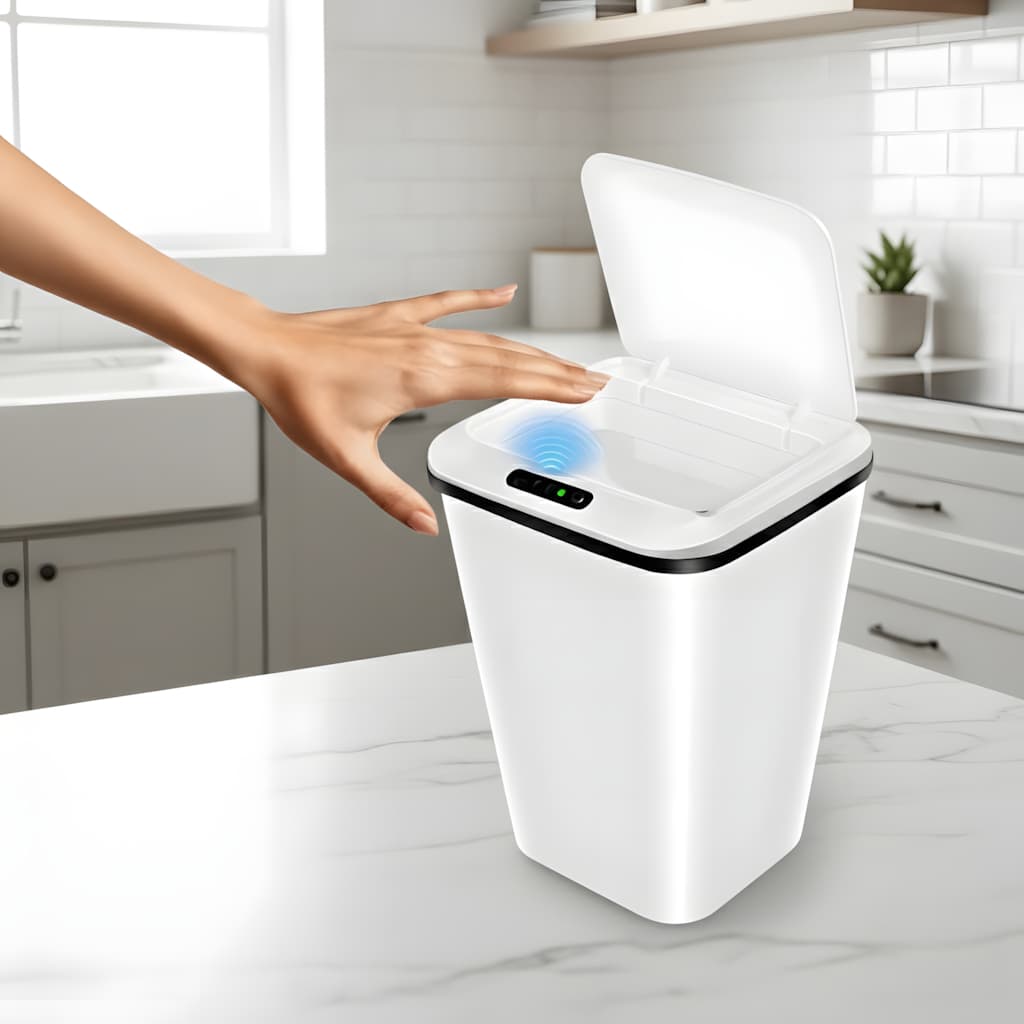 Lixeira Inteligente Com Sensor Automática 16 Litros